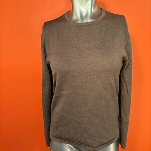 Brooks Brothers Elbow Patch Brown Sweater
